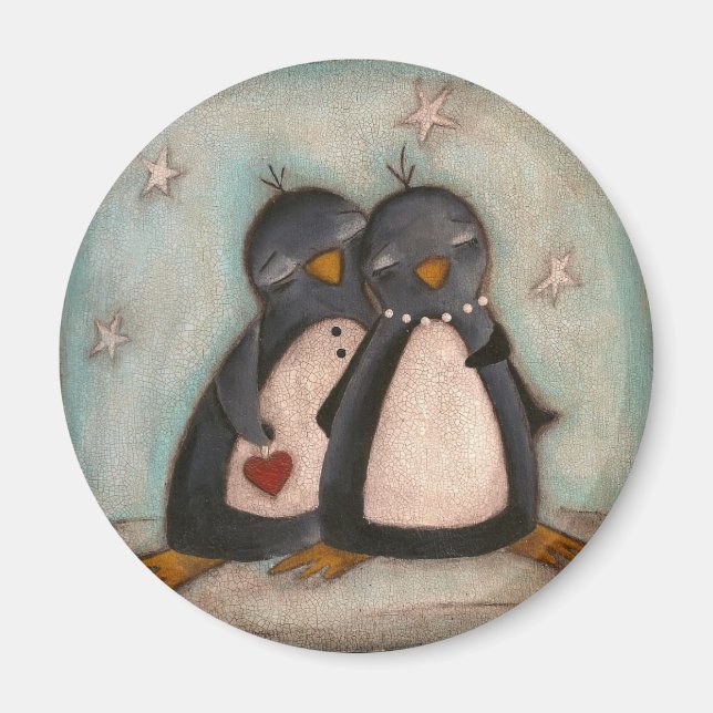 Penguin Love - Magnet (Front)