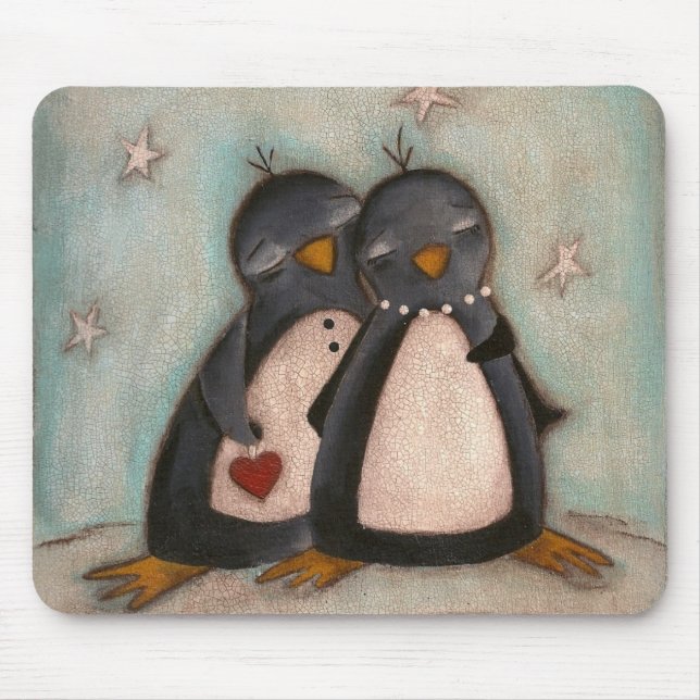 Penguin Love - Mouse Pad (Front)