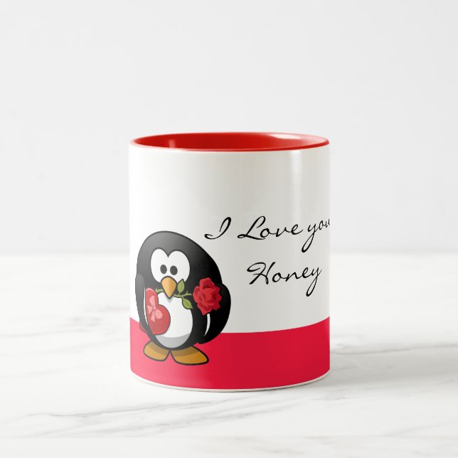 Penguin Love Mug (Center)
