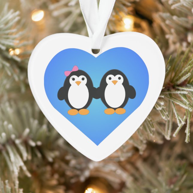 Penguin Love Ornament (Tree)