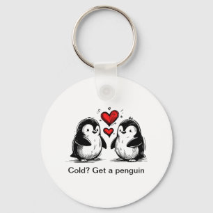 Penguin Love Parade Key Ring