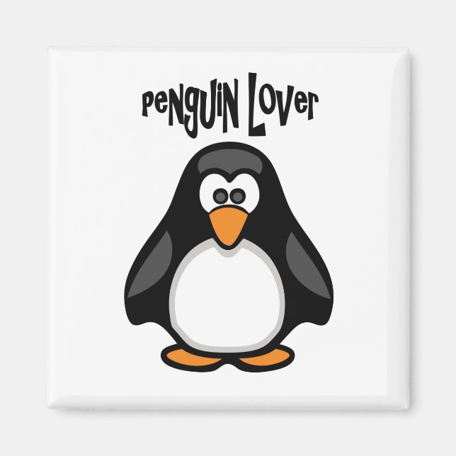 Penguin Lover Refrigerator Magnet (Front)
