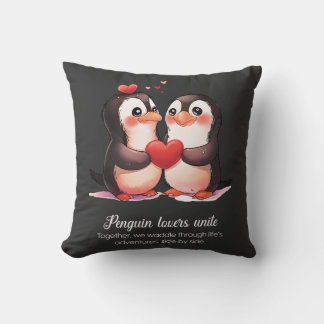 Penguin Lovers - Valentines Day special Cushion