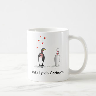 Penguin Loves Bowling Mug