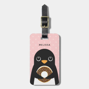 Penguin Luggage Tags