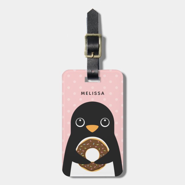 Penguin Luggage Tags (Front Vertical)
