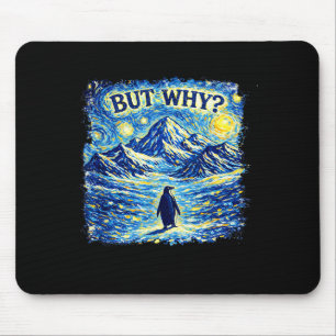 Penguin meme saw heading straight penguin but why mouse pad