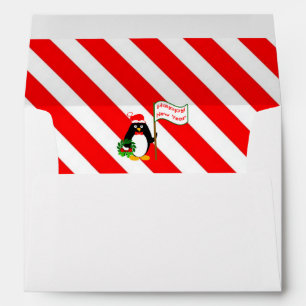 Penguin Merry Christmas Envelope