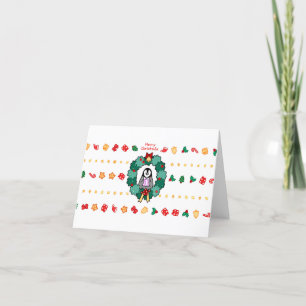 Penguin Merry Christmas Folded Card