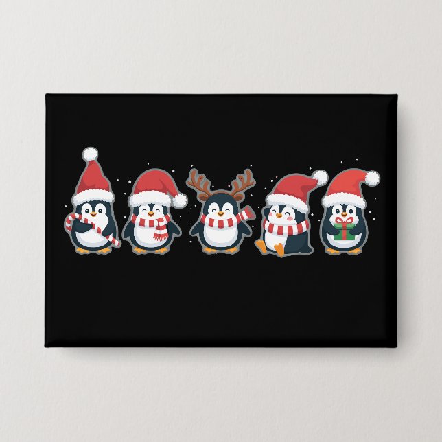 Penguin Merry Christmas North Pole Holiday Animal  (Front)