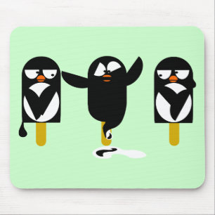 penguin mouse pad
