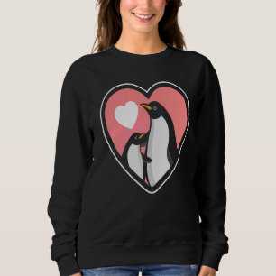 Penguin Mum And Baby Mothers Day Animal Mama Momma Sweatshirt