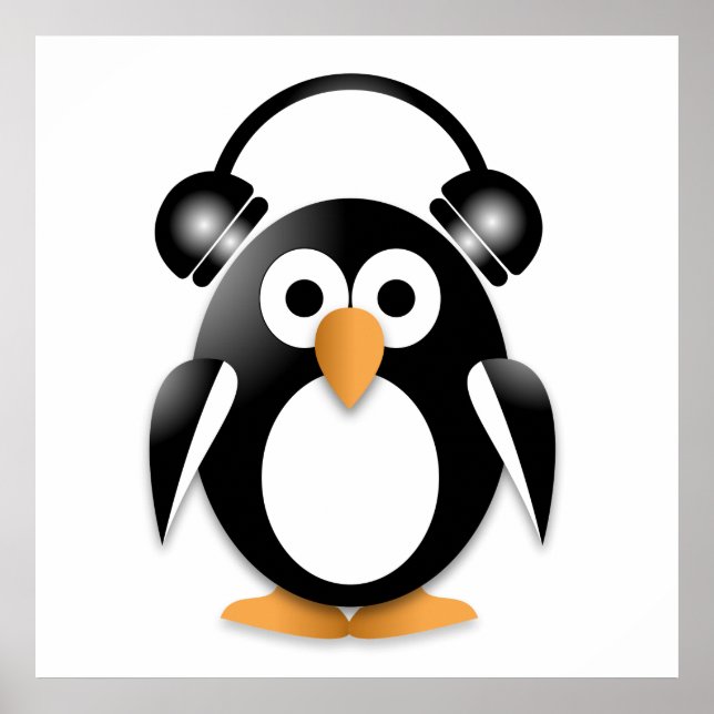 Penguin music fan poster (Front)