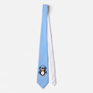 Penguin music fan tie