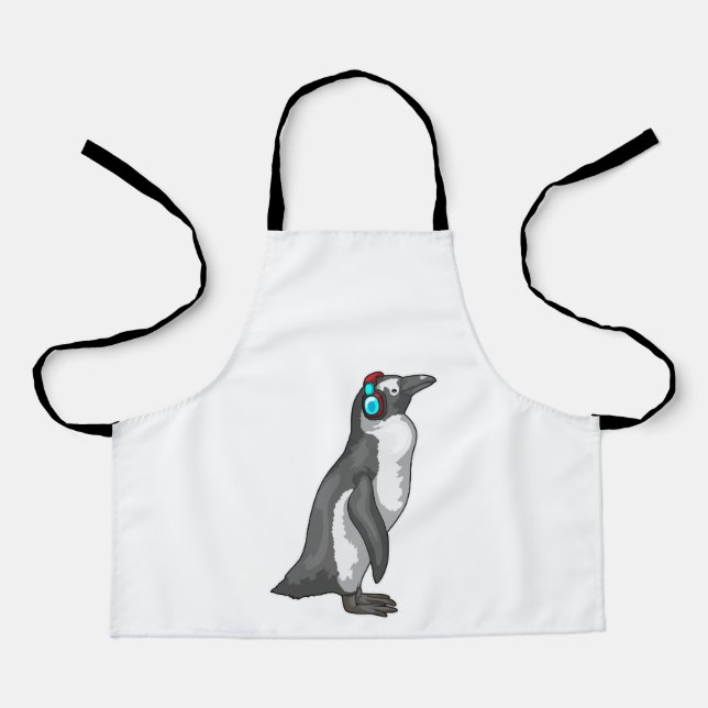 Penguin Music Headphone Apron (Front)