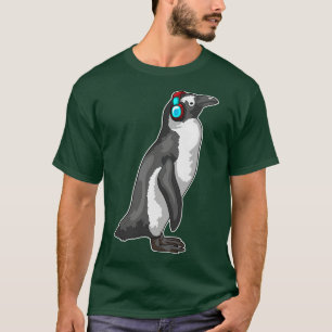 Penguin Music Headphone T-Shirt