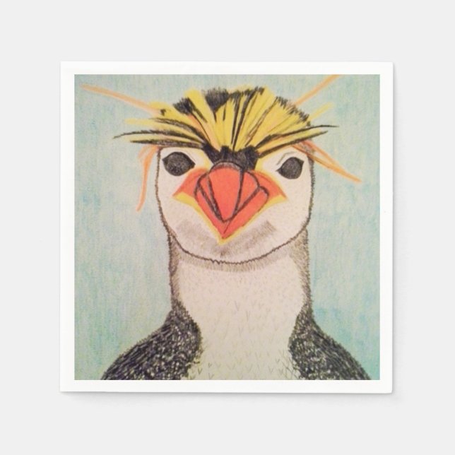 Penguin  napkin (Front)
