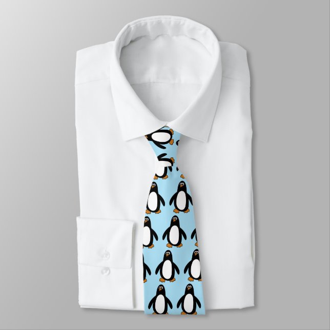 Penguin Neck Tie (Tied)