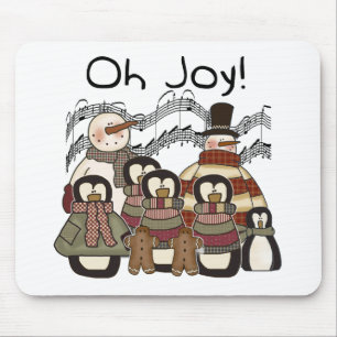 Penguin Oh Joy Christmas Tshirts and Gifts Mouse Pad