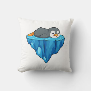 Penguin on Ice floe Cushion
