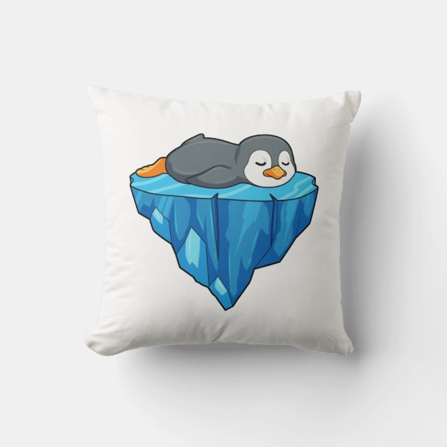 Penguin on Ice floe Cushion (Front)