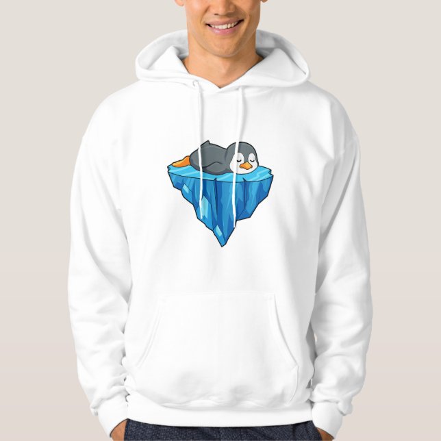 Penguin on Ice floe Hoodie (Front)