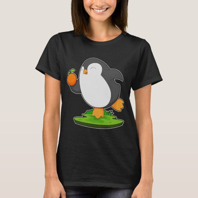 Penguin Orange Fruit T-Shirt (Front)