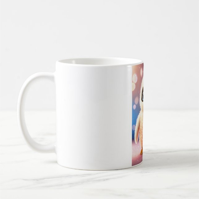 "Penguin Parade: Charming Companion Mug" Coffee Mug (Left)