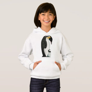 Penguin Parent and Chick Bonding Art