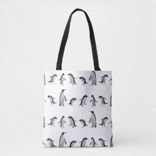 Penguin Party All Over Print Bag (choose colour)