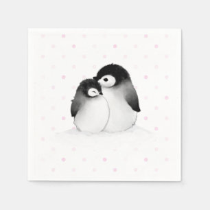 Penguin Party Decor Paper Napkins