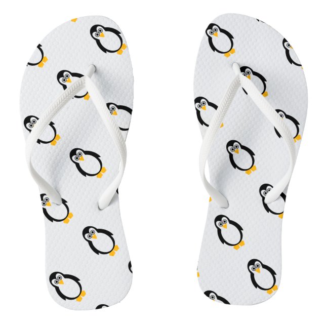 Penguin Party Flip Flops (Footbed)
