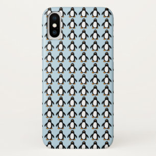 Penguin Pattern iPhone X Case