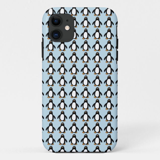 Penguin Pattern Case-Mate iPhone Case (Back)