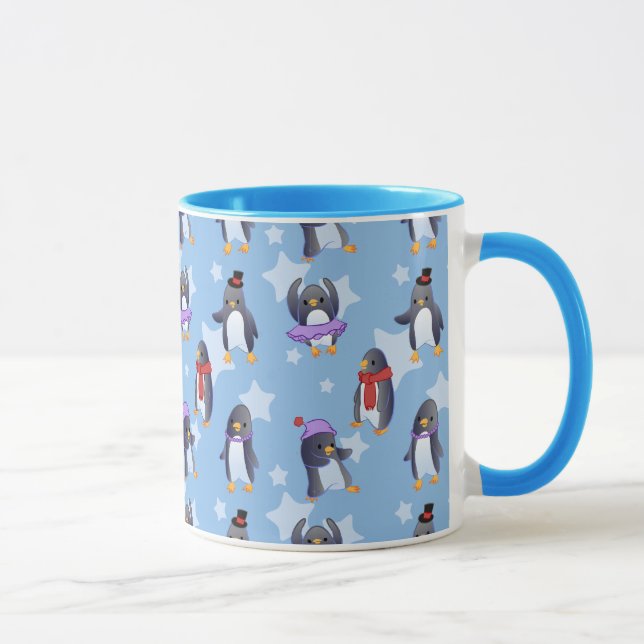 Penguin Pattern Mug (Right)