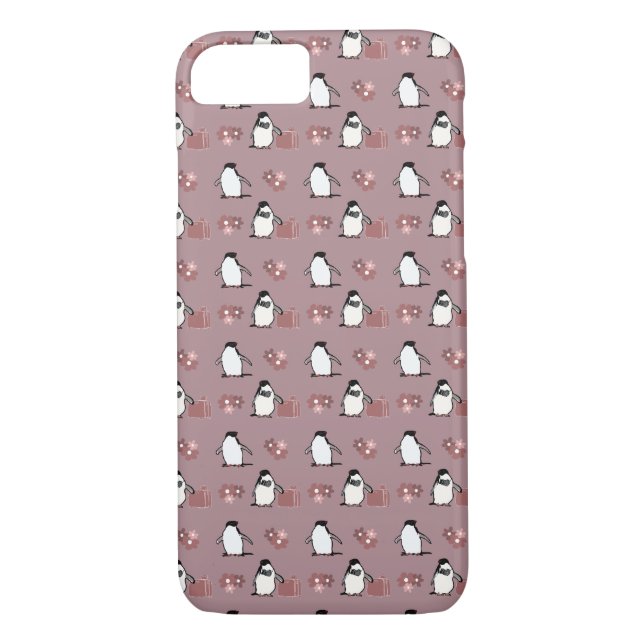 Penguin patterns Case-Mate iPhone case (Back)