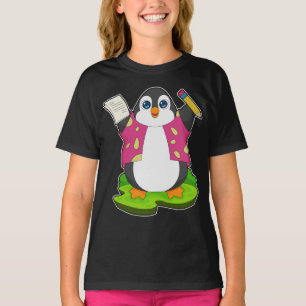 Penguin Pencil Paper School T-Shirt