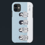 Penguin Personalised iPhone 11 Case<br><div class="desc">Cute penguin art on an iPhone 11 case.</div>
