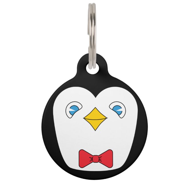 Penguin pet ID tag (Front)