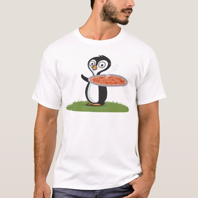 Penguin Pizza T-Shirt (Front)