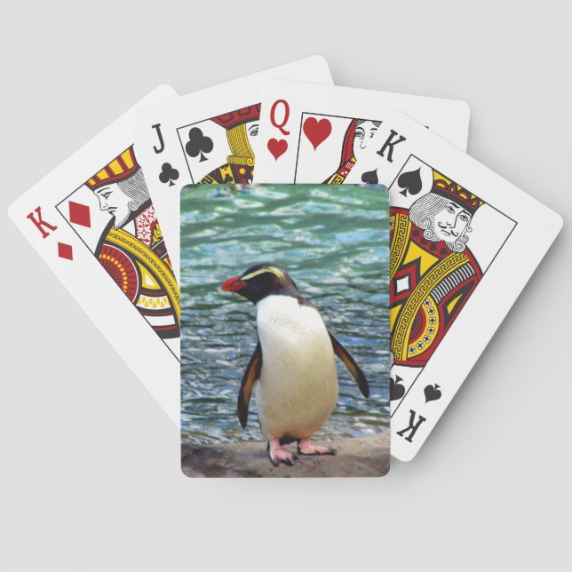 penguin playing cards (Back)