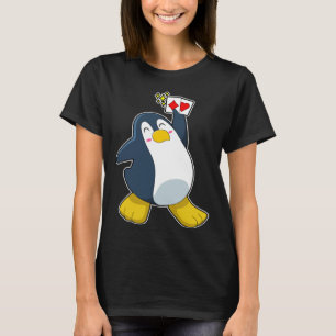 Penguin Poker Poker cards Card game T-Shirt