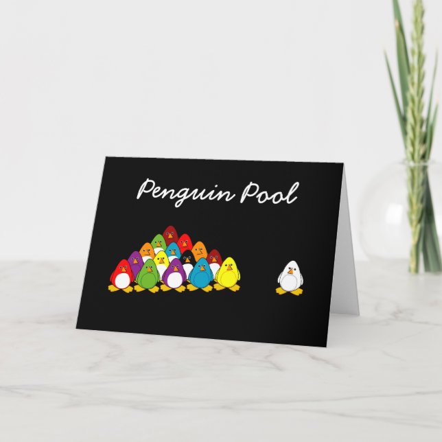 Penguin Pool (Birthday) Card (Front)