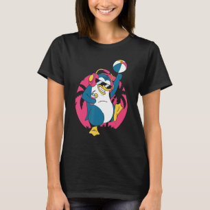 Penguin Pool Party Inflatable Sphere Water Ball T-Shirt