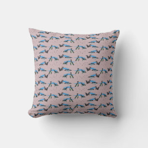 Penguin Pool Party Pillow (Pink)