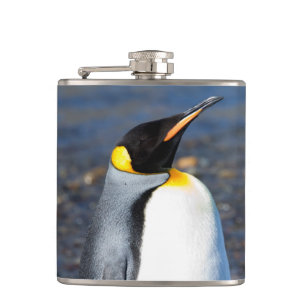 Penguin Portrait Hip Flask
