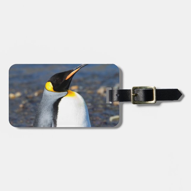 Penguin Portrait Luggage Tag (Front Horizontal)
