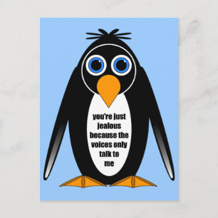 penguin postcard