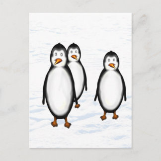 penguin postcard
