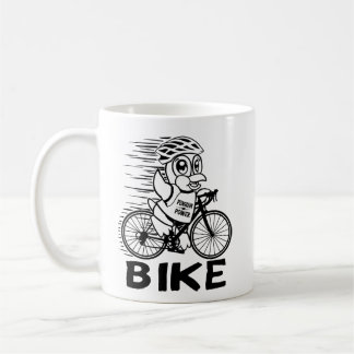Penguin Power Bike Cycling Coffee Mug